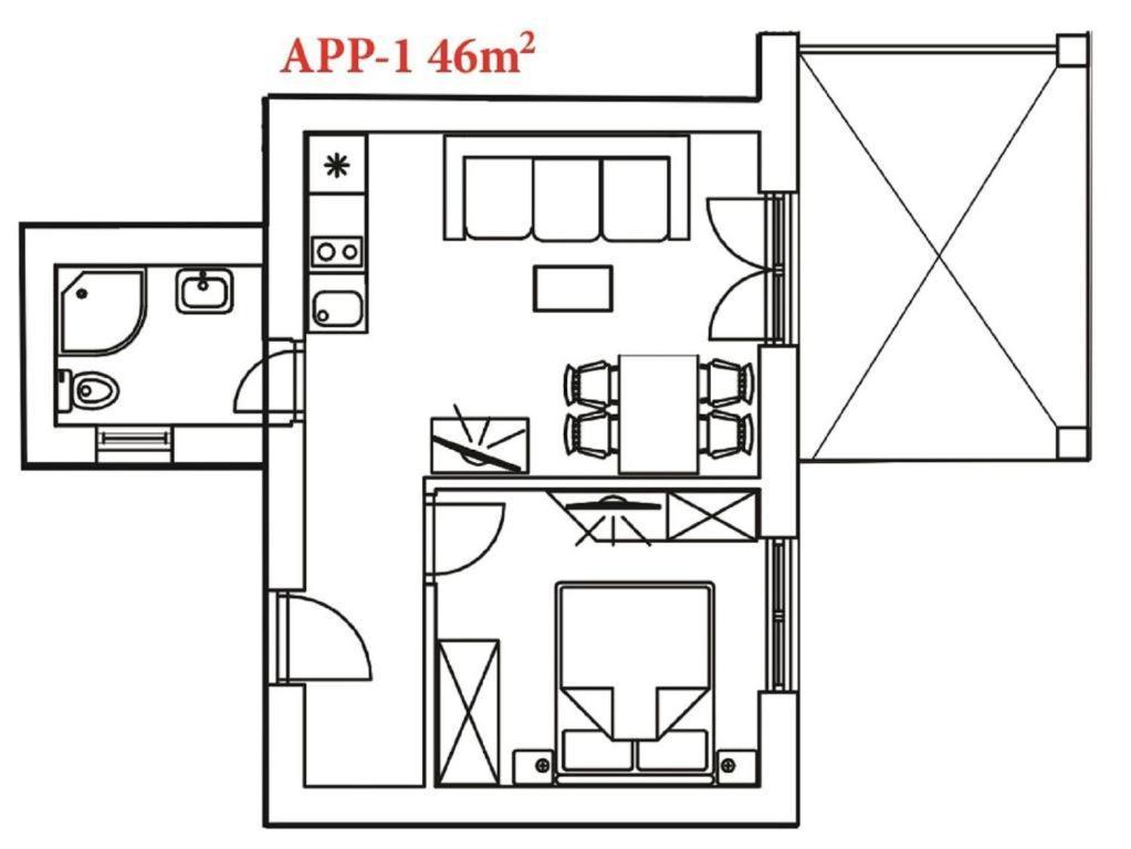 San Lorenzo Apartments Ловречица Экстерьер фото